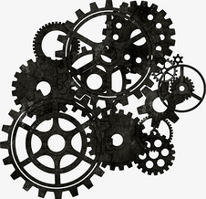 蒸汽機中的齒輪與鏈輪 動力傳遞的關鍵組件
